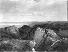 Gebirgslandschaft (Auf der Hohen Kampe) by Karl Millner