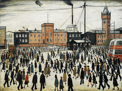 Going to Work by Laurence Stephen Lowry