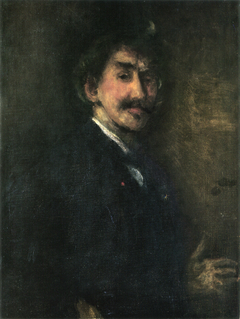 Gold and Brown: Self-Portrait by James Abbott McNeill Whistler