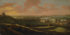 Greenwich, with London in the distance by Johannes Vorstermans