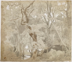 Grove Landscape, Copy after Schirmer by Oscar Kleineh