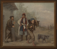 Haggling over a Calf by Aleksander Kotsis