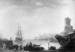 Harbour Scene by Joseph Vernet