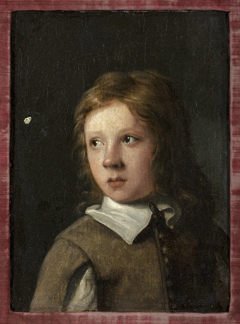 Head of a boy with a soap bubble by Michiel Sweerts