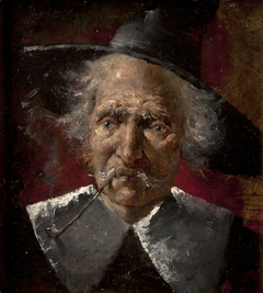 Head of an Old Man by Szymon Buchbinder