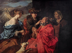 Healing of Tobit by Matthias Stom