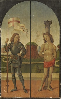 Hll. Georg und Sebastian by Bartolomeo di Giovanni