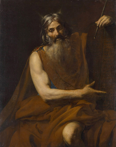 Horned Moses and the Tablets of the Law by Valentin de Boulogne