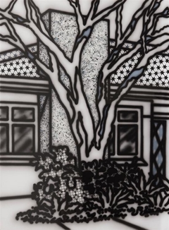 House and Native Tree by Howard Arkley