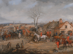 Hunting Scene: The Meet by Henry Thomas Alken