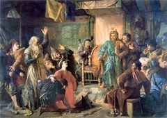 Kęstutis and Vytautas imprisoned by Jogaila by Wojciech Gerson