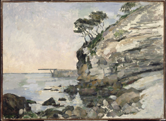 L'Estaque, effet du soir by Paul Cézanne