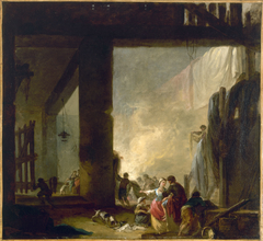 La Blanchisserie by Hubert Robert