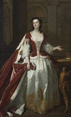 Lady Grace Carteret, Countess of Dysart (1713-1755) by John Vanderbank