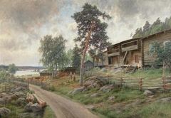 Landscape from Tavastia by Berndt Lindholm