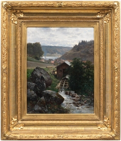 Landscape from Valdemarsvik by Carl Ferdinand Hernlund