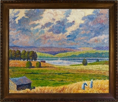 Landscape fron Padasjoki by Alfred Finch