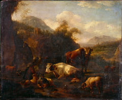 Landscape by Johann Heinrich Roos