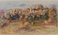 Landscape, La Gaude (Paysage, La Gaude) by Auguste Renoir