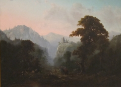 Landscape with Ruin by Robert S. Duncanson