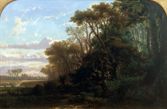 Landscape with Woods by Lluís Rigalt