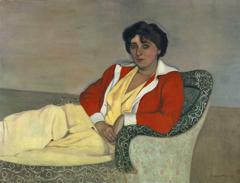 Le chandail rouge by Félix Vallotton