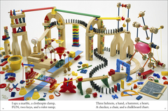 Levers, Ramps, and Pulleys - Illustration from I SPY School Days by Walter Wick