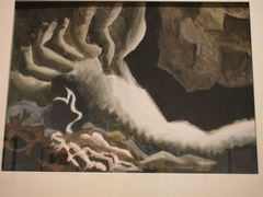 Lightning and Thunder at Night by Charles E. Burchfield