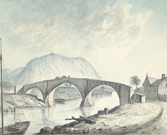 Llandreinio Bridge and Rodney's Pillar by John Ingleby