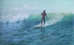 Lone Surfer by Lionel Walden