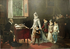 Los hijos de Antonio Pérez ante Rodrigo Vázquez by José Bermudo Mateos