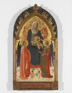 Madonna and Child with Two Angels by Fra Angelico