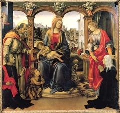 Madonna with Child and Saints by Filippino Lippi