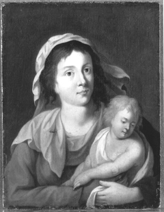 Maria mit dem Kinde by Johannes van Haensbergen