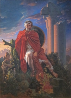 Marius Meditating on the Ruins of Carthage by Pierre-Nolasque Bergeret