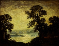 Moonlight, Indian Encampment by Ralph Albert Blakelock