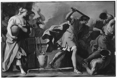 Moses Defending the Daughters of Jethro by Sebastiano Ricci