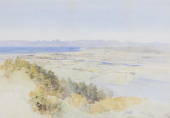 Motueka from the Riwaka Hills by John Gully