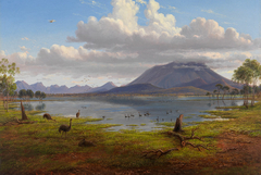 Mount William and part of the Grampians in West Victoria by Eugene von Guerard