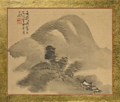 Mountain Landscape by Tani Bunchō