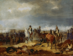 Napoleon auf dem Schlachtfeld by Franz Adam