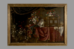 Nature morte aux quatre bouquets by Pedro de Camprobin