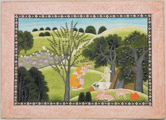 Noblemen Making Obeisance to the Guru by Anonymous