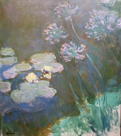 Nymphéas et Agapanthes by Claude Monet