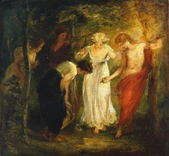 Nymphs Discover the Narcissus by Thomas Stothard