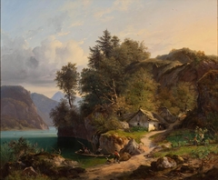 Oostenrijks landschap by George Gillis Haanen