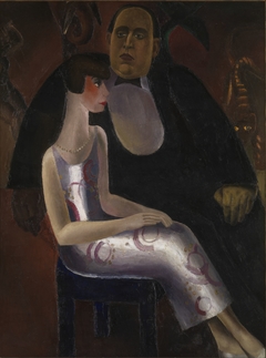 Paul Gustave Van Hecke en zijn vrouw Norine De Schrijver by Frits Van den Berghe