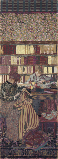 Personnages dans un intérieur. Le travail by Édouard Vuillard