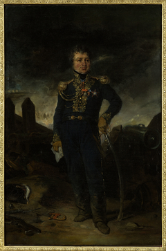 Portrait du général Joseph-Léopold Sigisbert Hugo by Eugène Devéria