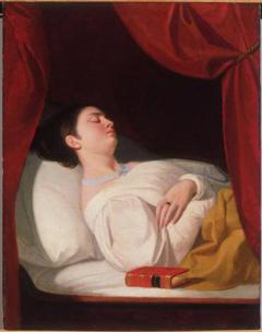 Portrait of a Lady Sleeping by George Whiting Flagg